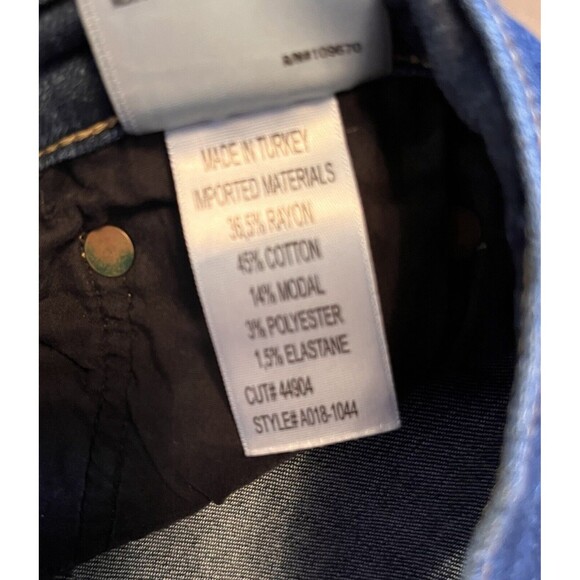 AGOLDE Sophia Revolve Denim Jeans Womens 25 Blue Stretch Ankle Cropped Classic - Picture 5 of 5